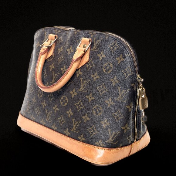 LOUIS VUITTON Alma PM Monogram Canvas with Lock and Key Set - Picture 2 of 16
